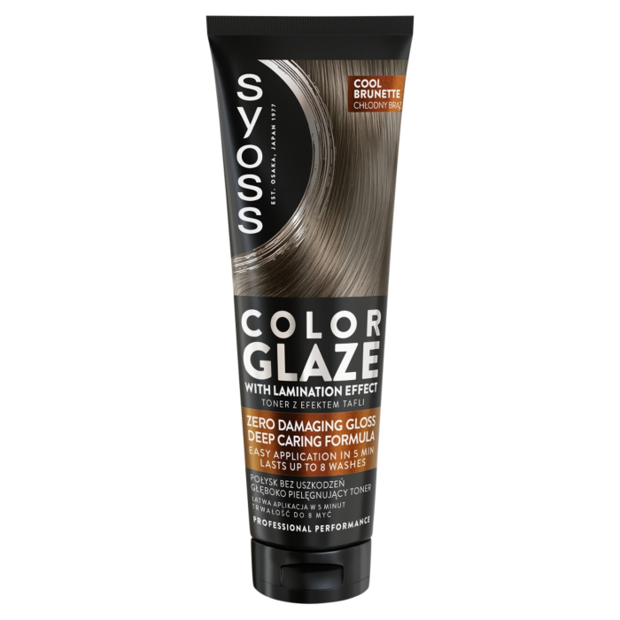 Syoss Color Glaze, Nabłyszczający toner do włosów, Cool Brunette