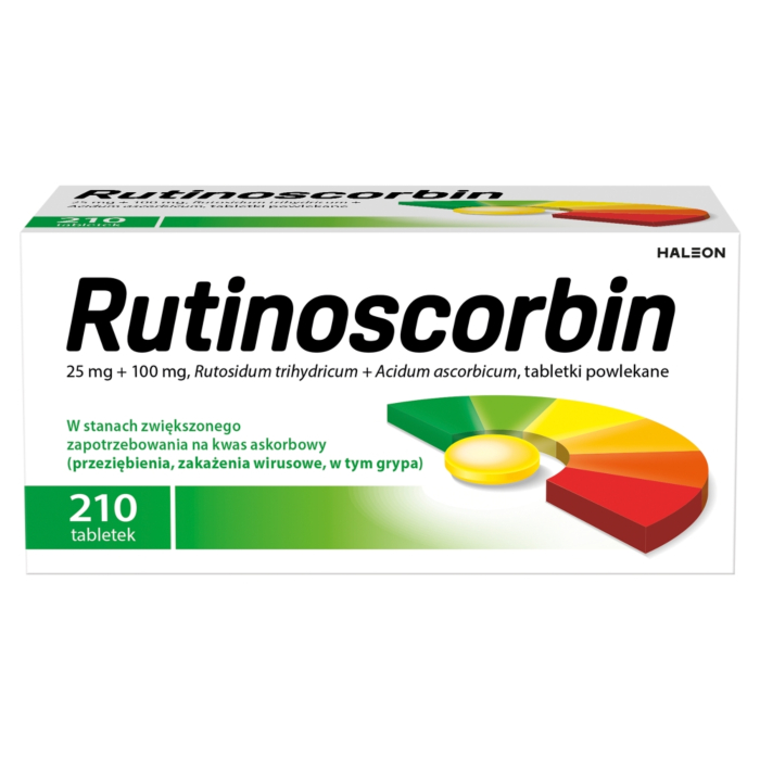 Rutinoscorbin, 210 tabletek