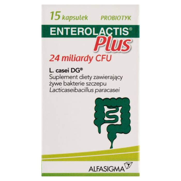 Enterolactis Plus probiotyk, kapsułki, 15 szt.