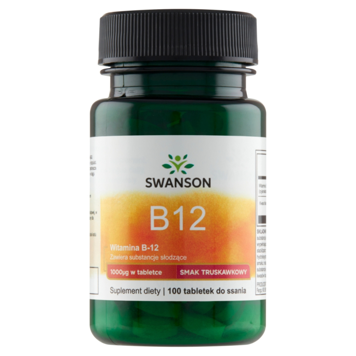 Swanson B-12 1000 mcg  Tabletki do ssania, 100 szt.