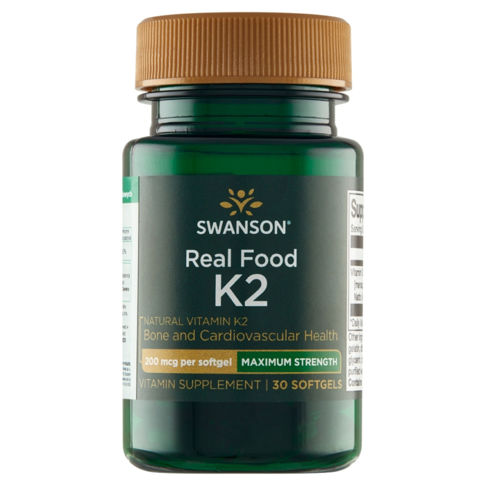 Swanson Witamina K2 Naturalna 200 mcg Kapsułki