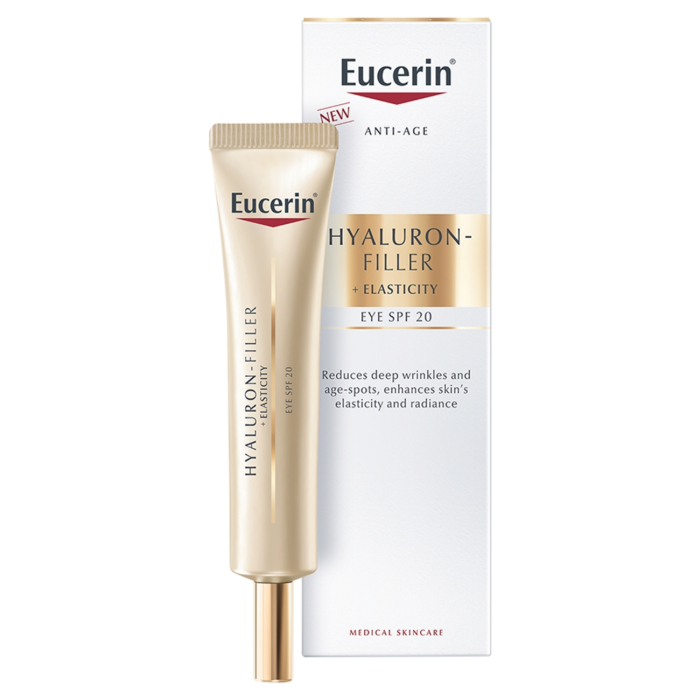 Eucerin Hyaluron Filler + Elasticity krem pod oczy SPF20