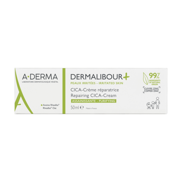 A-Derma Dermalibour+ Cica Krem regenerujacy, 50 ml