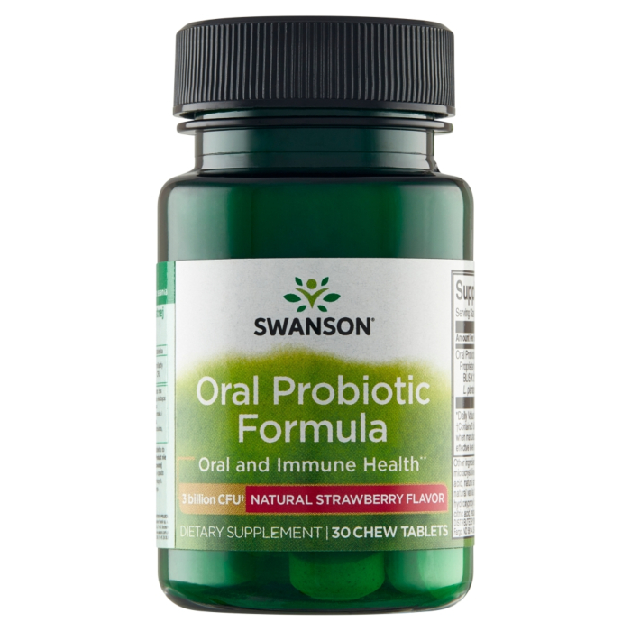 Swanson Probiotyczna formuła dla jamy ustnej Tabletki do ssania