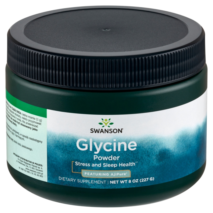 Swanson Ajipure Glicyna w proszku, 227 g