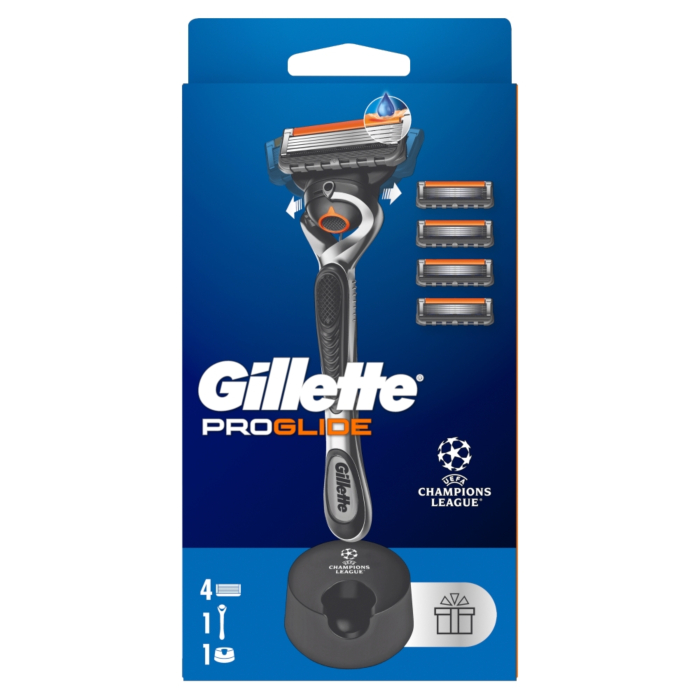 Gillette Fusion Proglide Maszynka do golenia + wkłady 4 szt.
