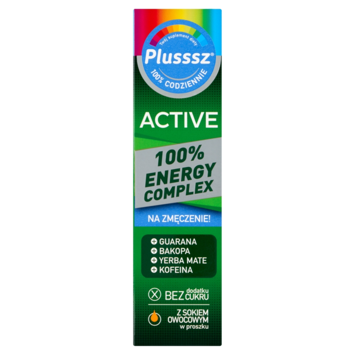 Plusssz Active 100% Energy Complex, Tabletki musujące