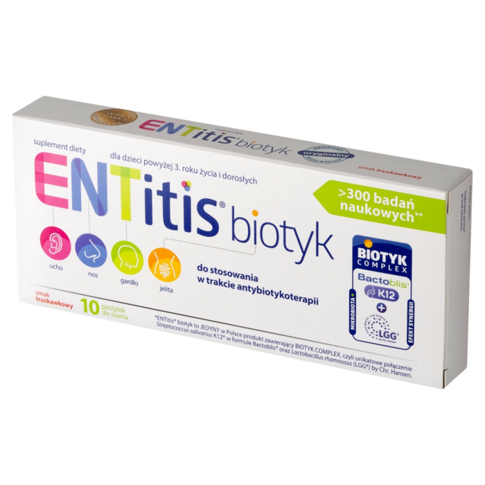 Entitis Biotyk Pastylki do ssania