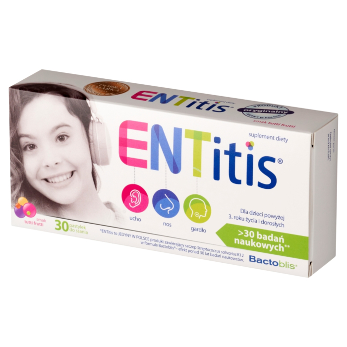 Entitis Pastylki do ssania Smak Tutti Frutti 