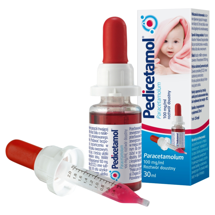 Pedicetamol 100 mg/ml roztwór doustny, 30 ml