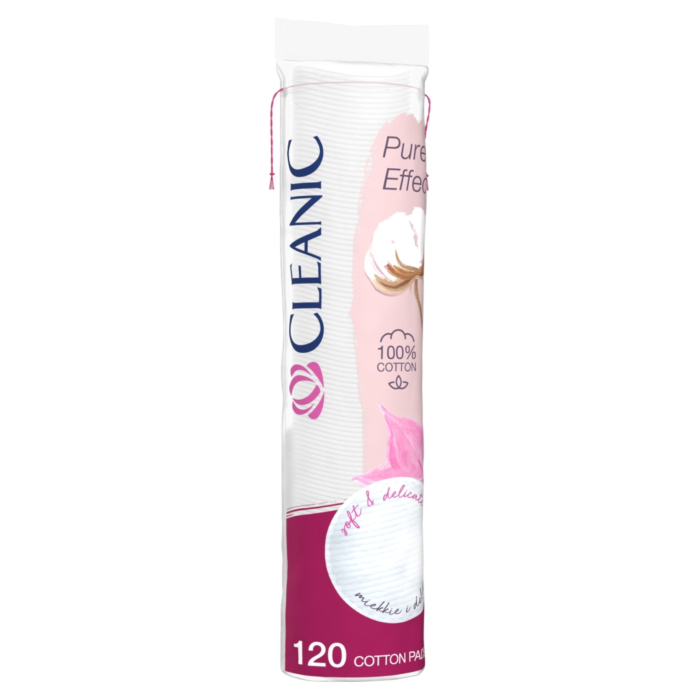 Cleanic Pure Effect Płatki higieniczne okrągłe, 120 szt.