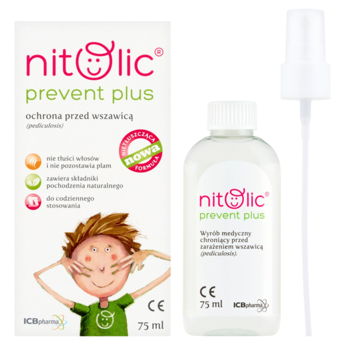 Pipi Nitolic Prevent Plus, Ochrona przed wszawicą, Spray