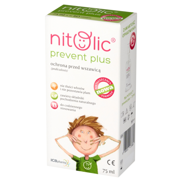 Pipi Nitolic Prevent Plus, Ochrona przed wszawicą, Spray