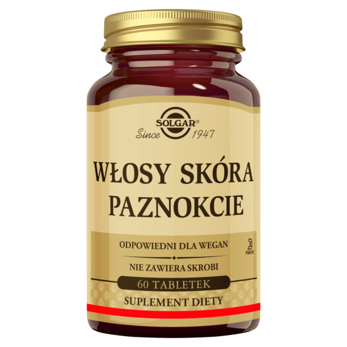 Solgar Włosy Skóra Paznokcie Tabletki