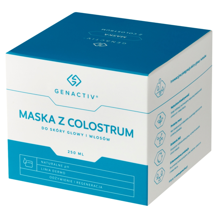 Genactiv Maska z Colostrum do skóry głowy i włosów