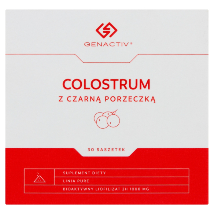 Colostrum z Czarną Porzeczką, Preparat wzmacniający odporność, Proszek
