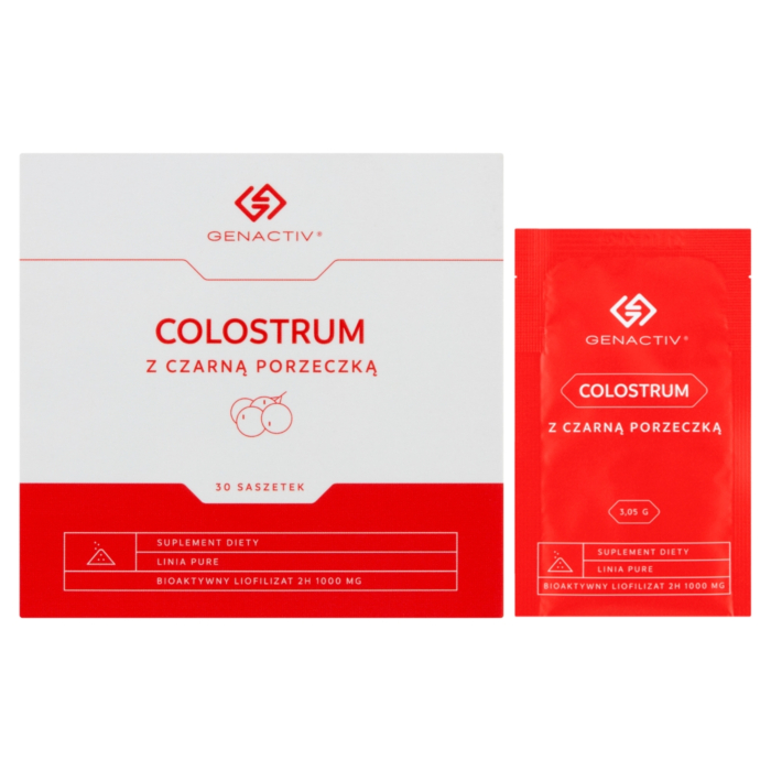 Colostrum z Czarną Porzeczką, Preparat wzmacniający odporność, Proszek