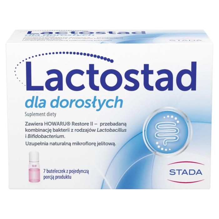 Lactostad Dla Dorosłych, Suplement diety zawierający żywe kultury bakterii, Płyn