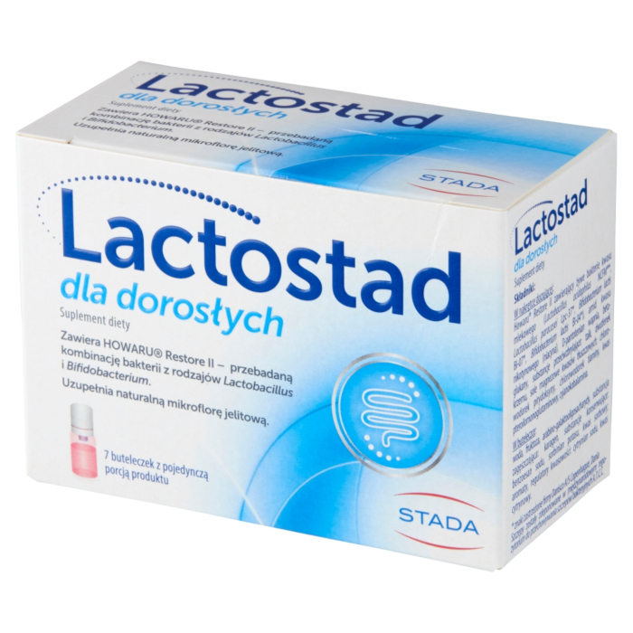Lactostad Dla Dorosłych, Suplement diety zawierający żywe kultury bakterii, Płyn