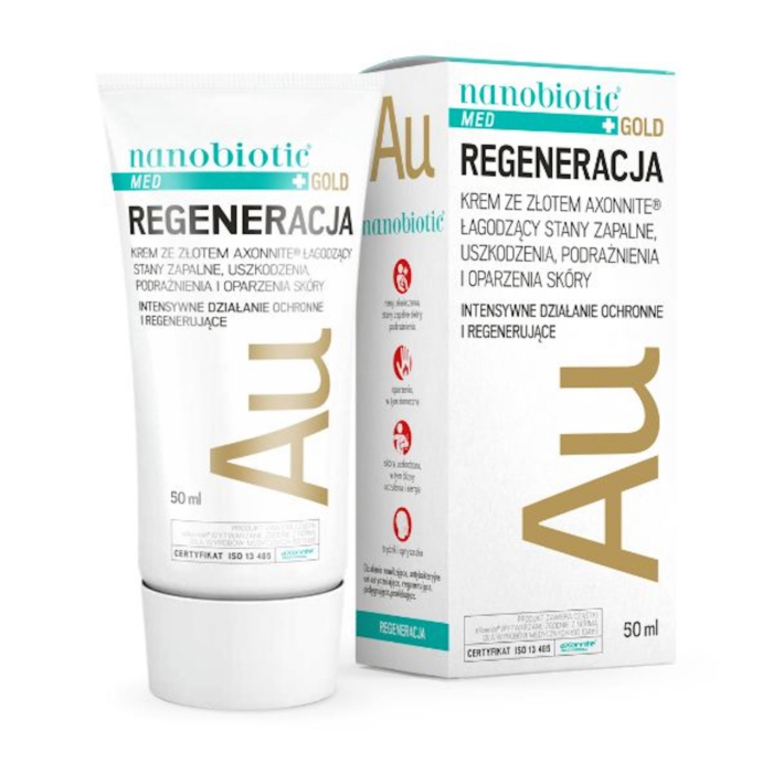 Nanobiotic Gold Skin Repair Krem Ze Złotem Axonnite 50 ml