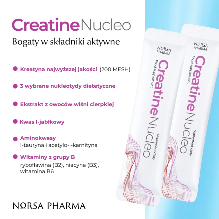 Norsa Pharma Creatine Nucleo, proszek 30 sasz.