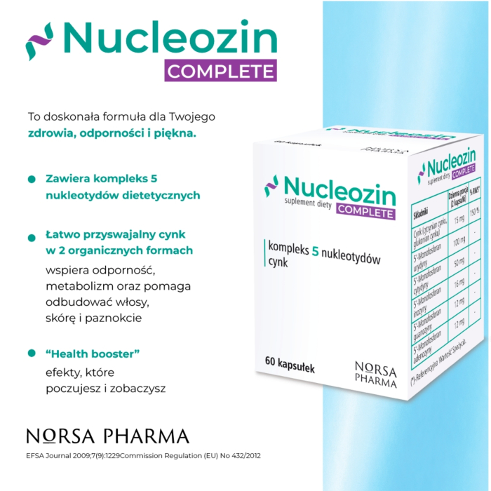 Norsa Pharma Nucleozin Complete, kapsułki, 60 szt.