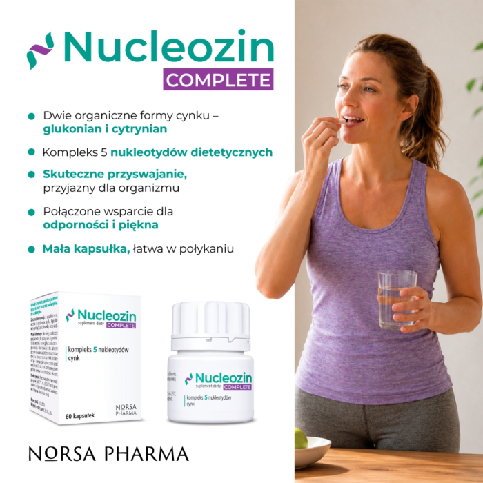 Norsa Pharma Nucleozin Complete, kapsułki, 60 szt.