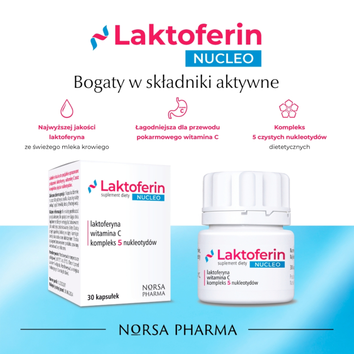 Laktoferin Nucleo Kapsułki, 30 szt.