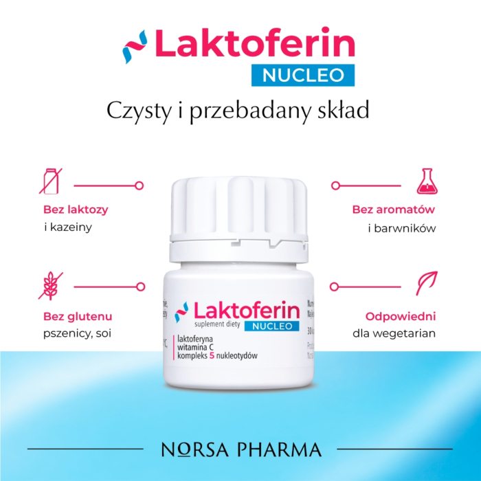 Laktoferin Nucleo Kapsułki, 30 szt.