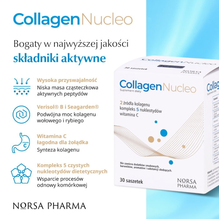 Collagen Nucleo, proszek, 30 sasz.