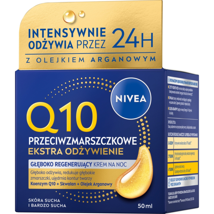 Nivea Q10 Power Exrea Krem przeciwzmarszczkowy na noc 