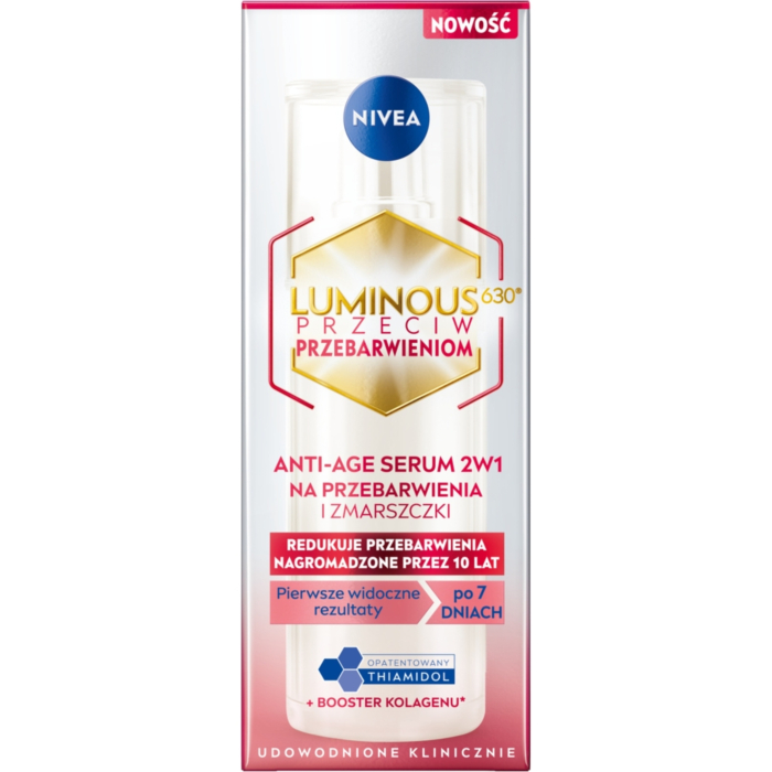 Nivea Cellular Luminous Anti Age 2w1 Serum na przebarwienia i zmarszczki 