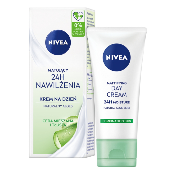 Nivea 24h Nawilżenia Matujący krem na dzień do cery mieszanej i tłustej 