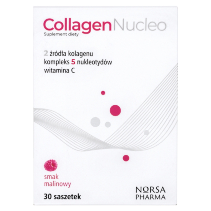 Collagen Nucleo Smak malinowy Proszek w saszetkach, 30 szt.