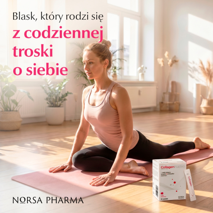 Collagen Nucleo Smak malinowy Proszek w saszetkach, 30 szt.