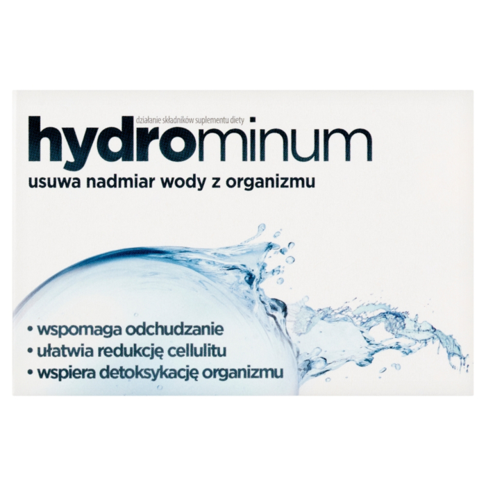 Hydrominum, Suplement diety wspomagający usuwanie nadmiaru wody z organizmu, Tabletki