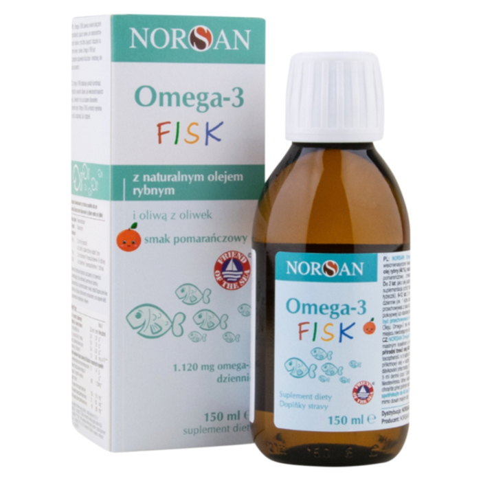 Norsan Omega-3 Fisk, płyn 150 ml