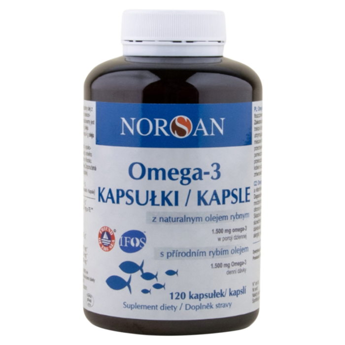 Norsan Omega-3 Kapsułki, 120 szt.
