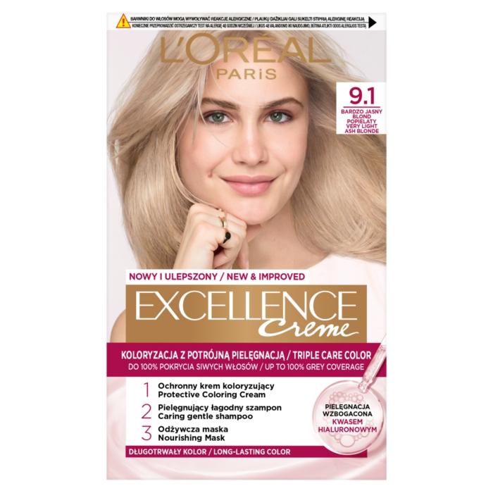 Excellence Farba do włosów 9.1
