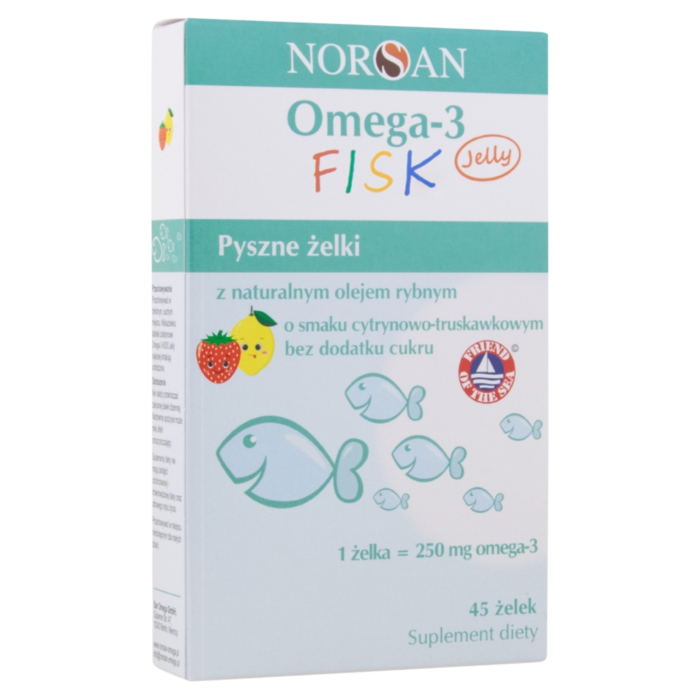 Norsan Omega Fisk, Żelki 45 szt.