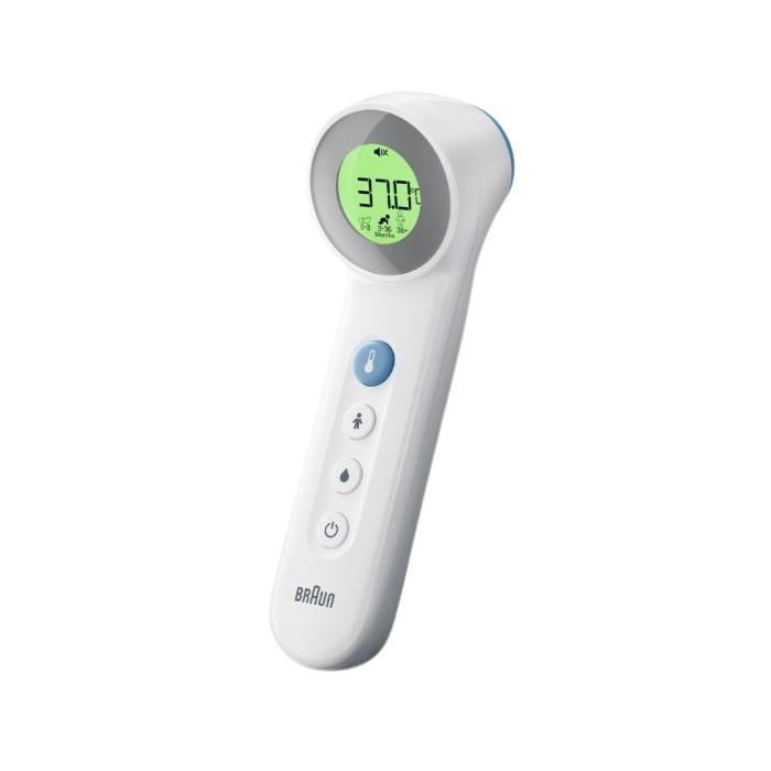 Braun BNT400, Termometr bezdotykowy do czoła, Biały