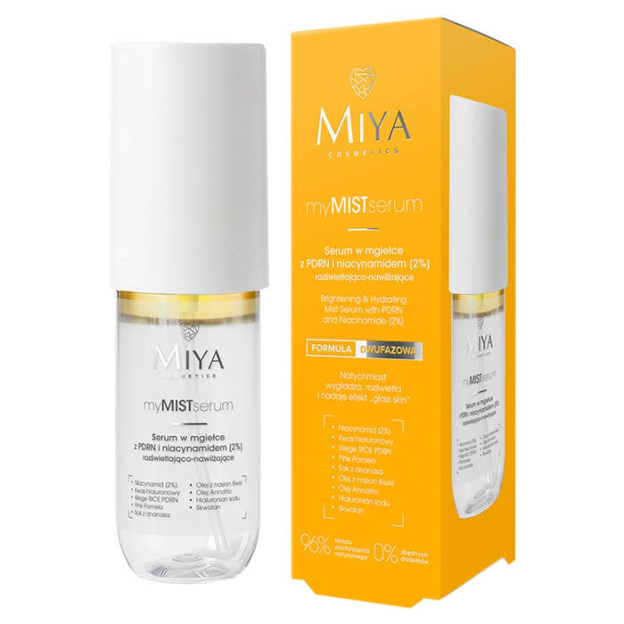 Miya myMISTserum Serum w mgiełce rozświetlająco-nawilżające dwufazowe, 90 ml