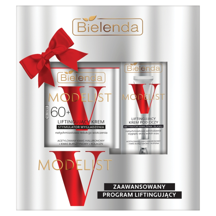 Bielenda V-Modelist Zestaw pielęgnacyjny: Krem na dzień 60+ 50ml + Krem pod oczy 15ml
