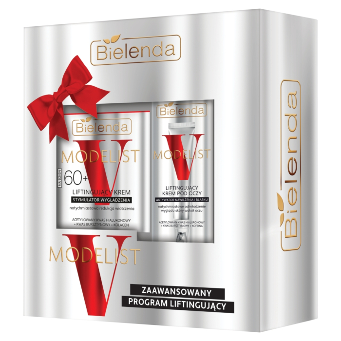Bielenda V-Modelist Zestaw pielęgnacyjny: Krem na dzień 60+ 50ml + Krem pod oczy 15ml