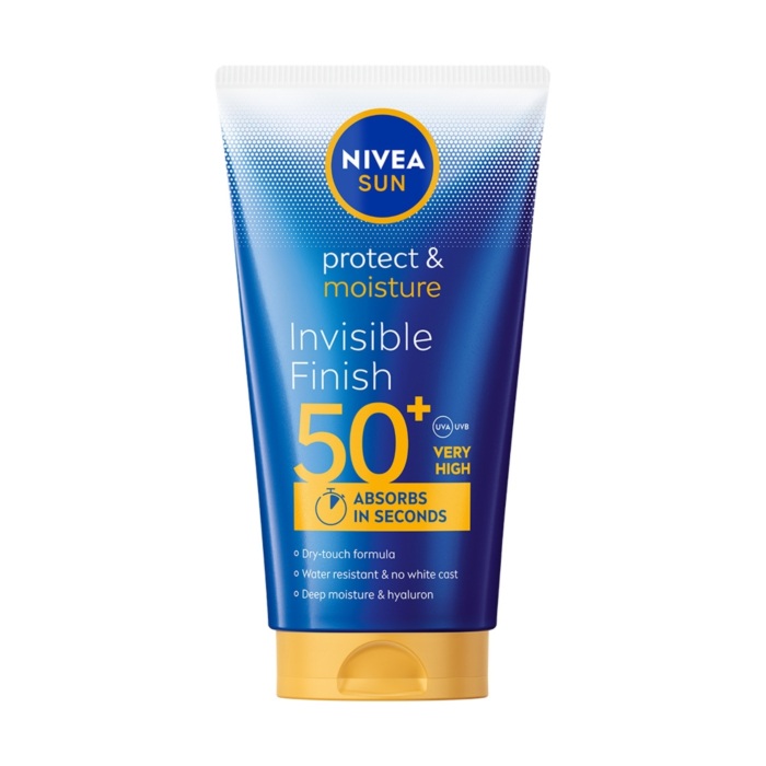 Nivea Sun Invisible Finish Nawilżający Balsam do opalania SPF50+