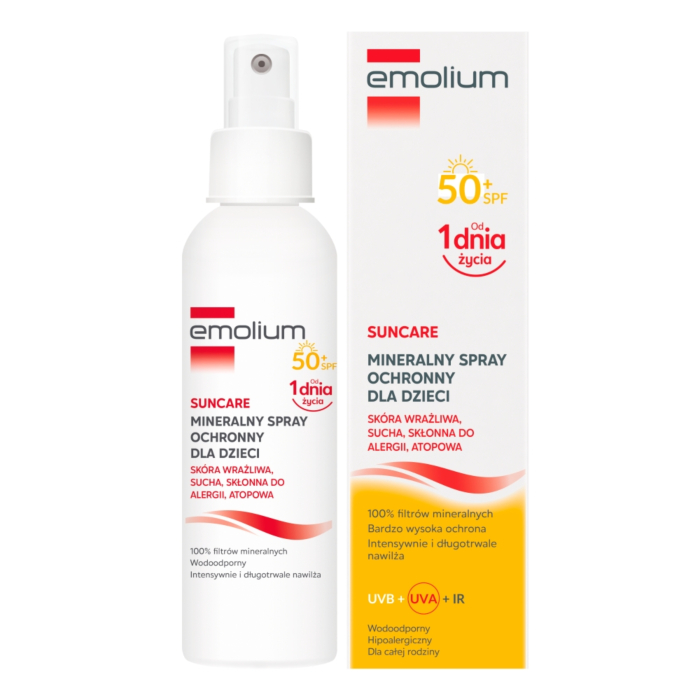 Emolium Suncare Mineralny spray ochronny SPF50+