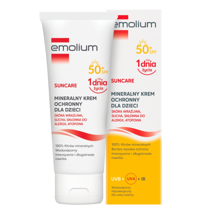 Emolium Suncare Mineralny krem ochronny SPF50+ 
