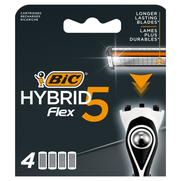 Bic Flex 5 Hybrid Refill B4 Wkłady do Maszynki