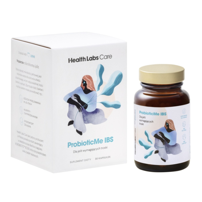 Health Labs Care ProbioticMe IBS Suplement diety wspierający układ pokarmowy Kapsułki