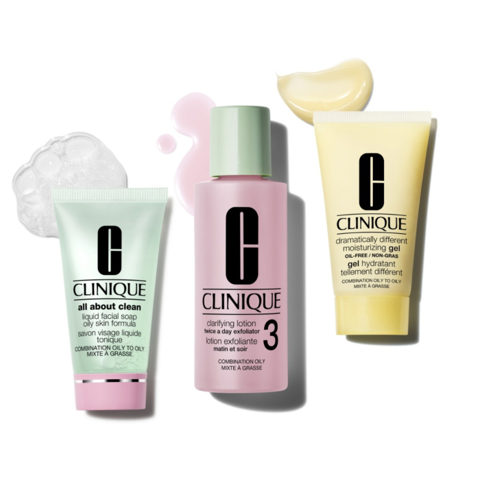 Clinique Zestaw Skinschool Cleanser Refresher 3 Steps
